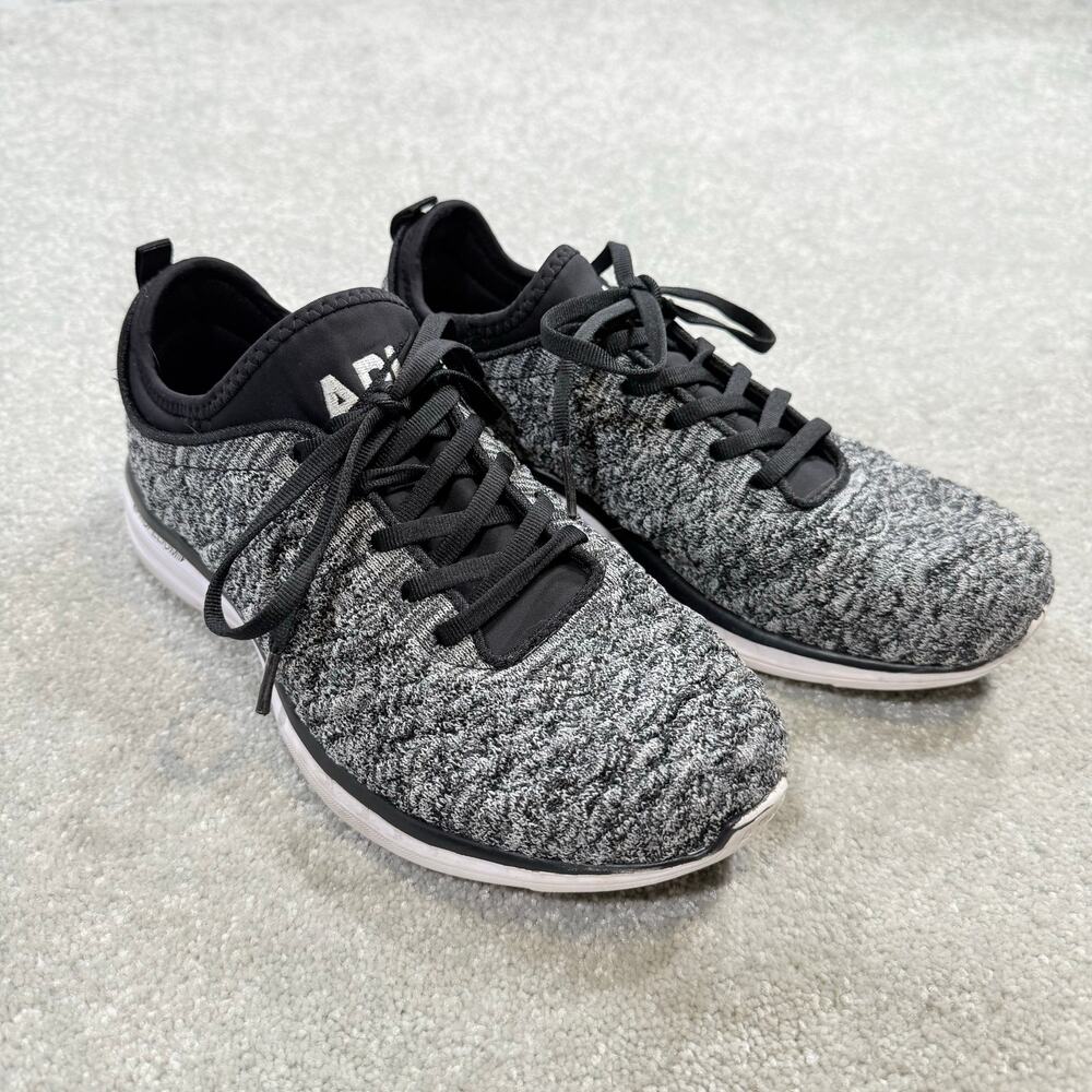 APL‎ Athletic Propulsion Labs Womens 8 Techloom Phantom Sneakers Black Melange